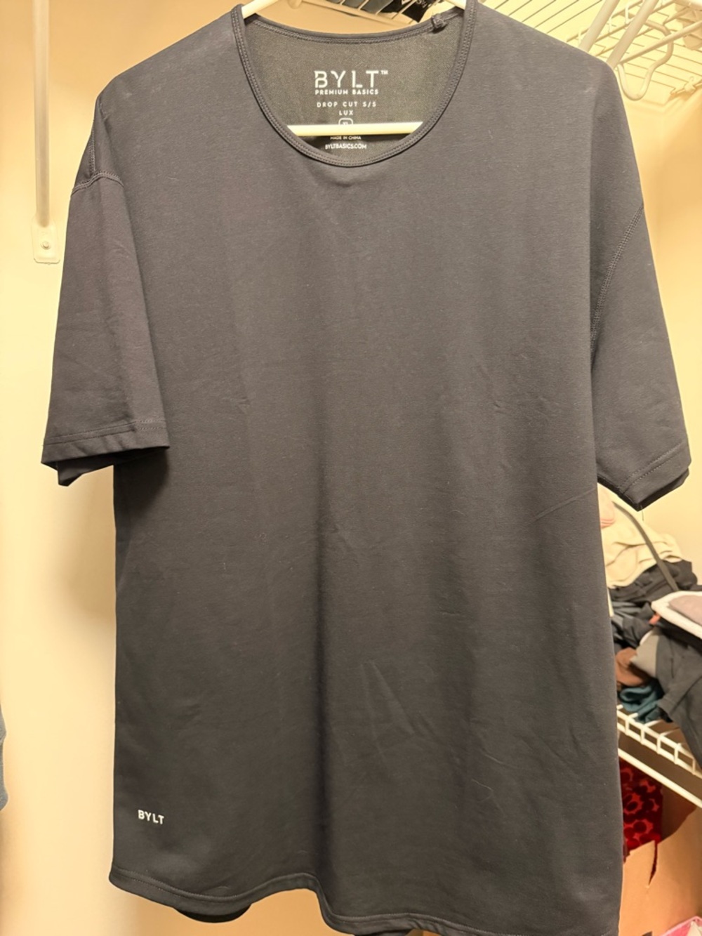 Black BYLT Basics Men's Short Sleeve Crewneck T-Shirt